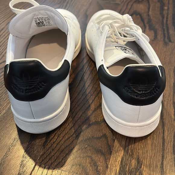 Adidas Stan Smith White and Black Men's Shoes - Picture 7 of 10